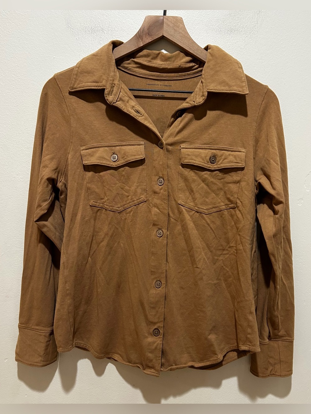 Universal Standard Long Sleeve Button Up Front Collared Shirt - Women’s Size XS